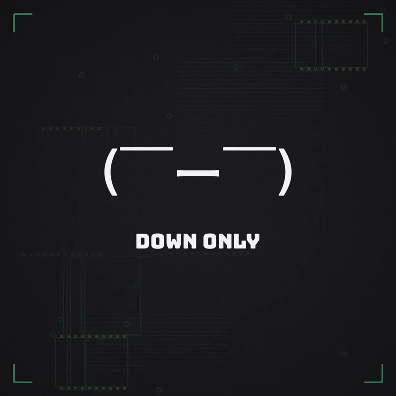 ( ̄ー ̄) Down only