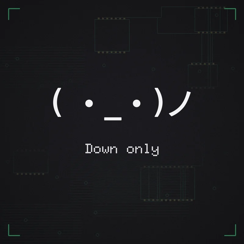( ・_・)ノ Down only