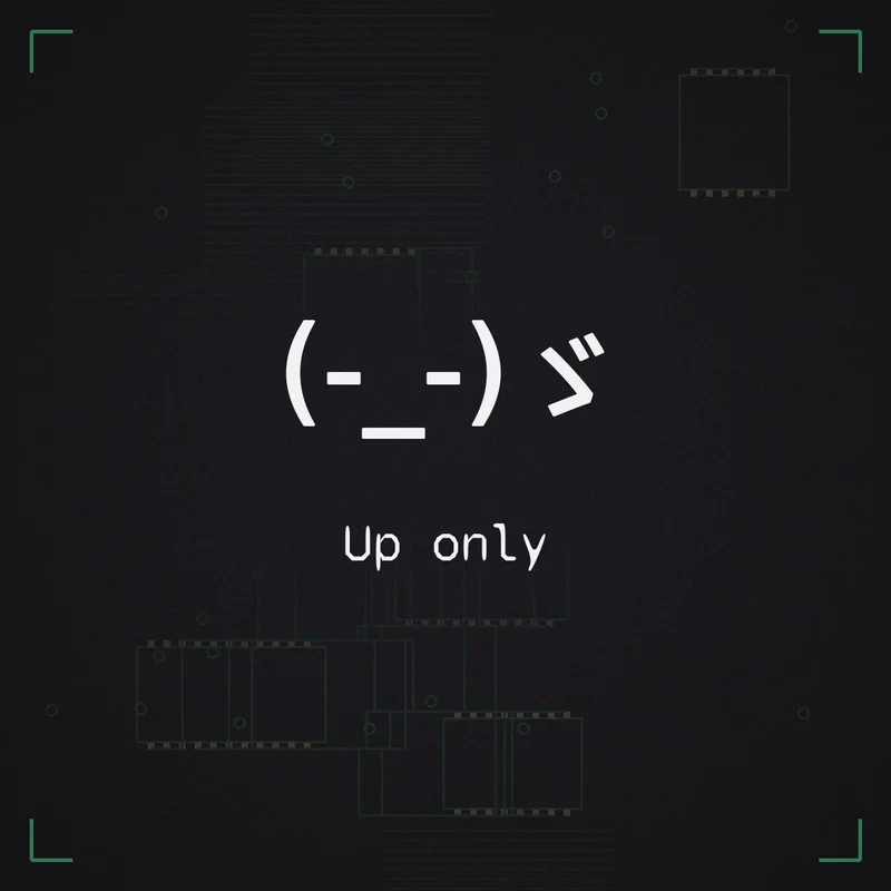 (-_-)ゞ Up only