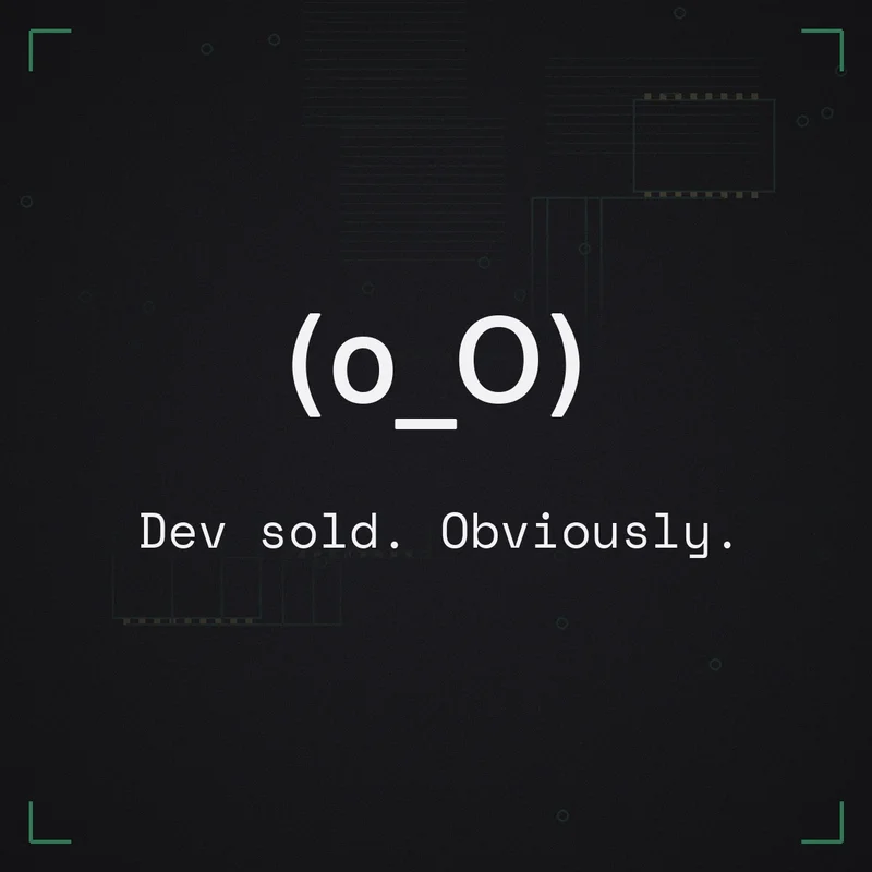 (o_O) Dev sold. Obviously.