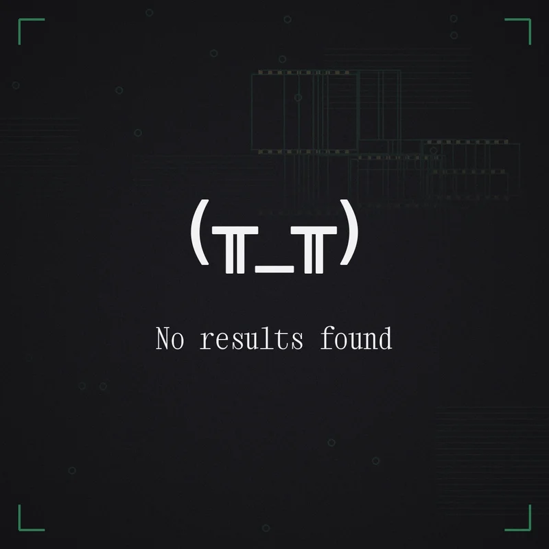 (╥_╥) No results found