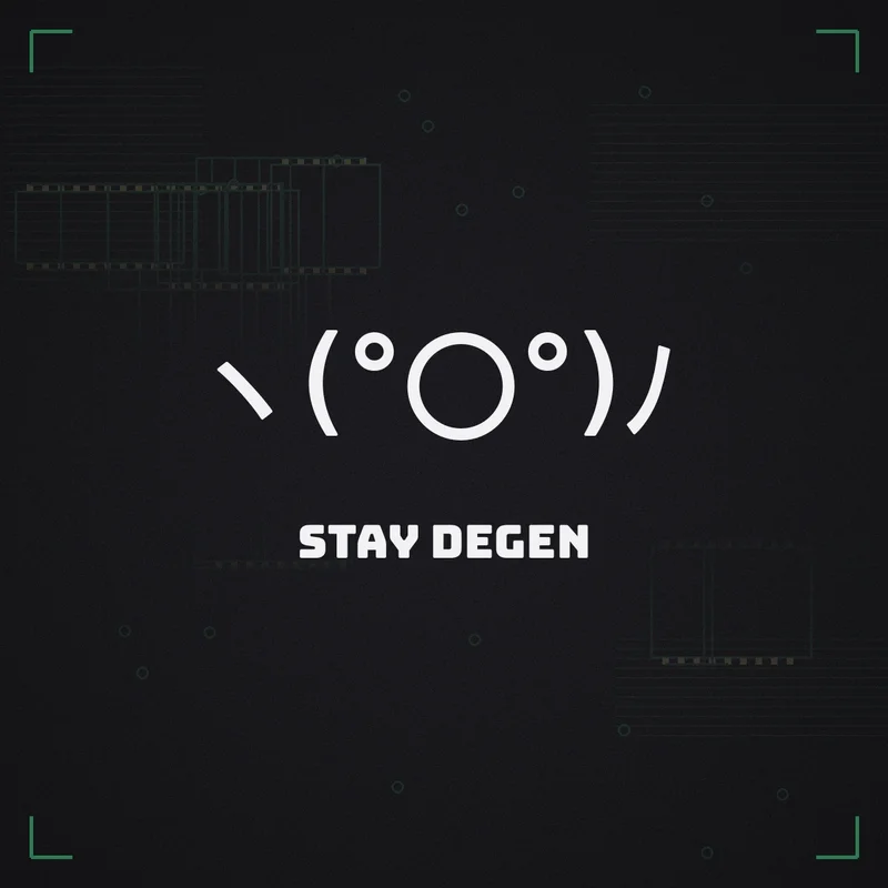 ヽ(°〇°)ノ Stay degen