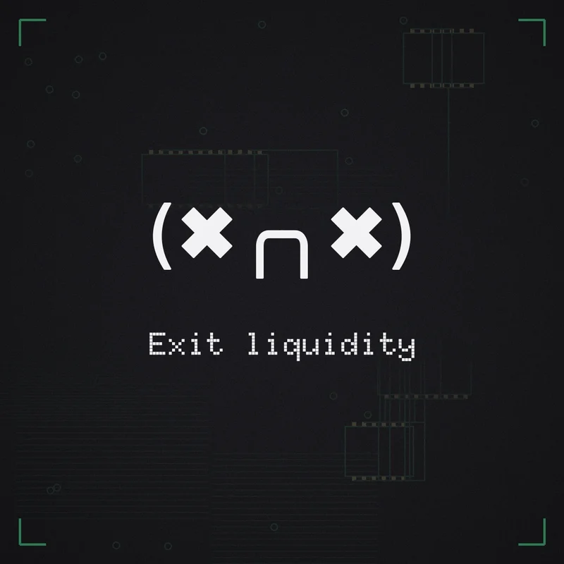 (✖╭╮✖) Exit liquidity