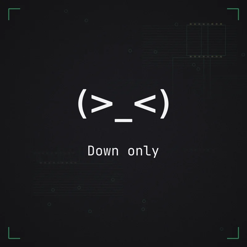 (>_<) Down only