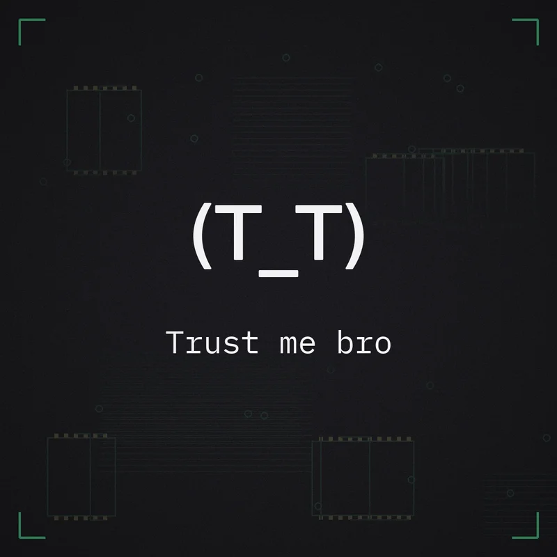 (T_T) Trust me bro