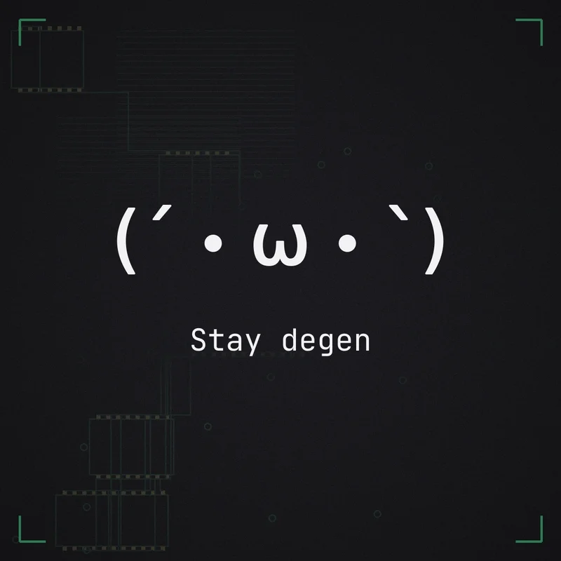 (´・ω・`) Stay degen