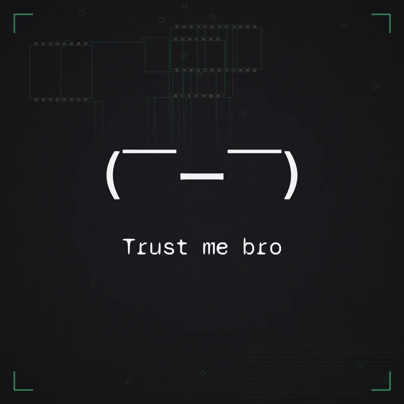 ( ̄ー ̄) Trust me bro
