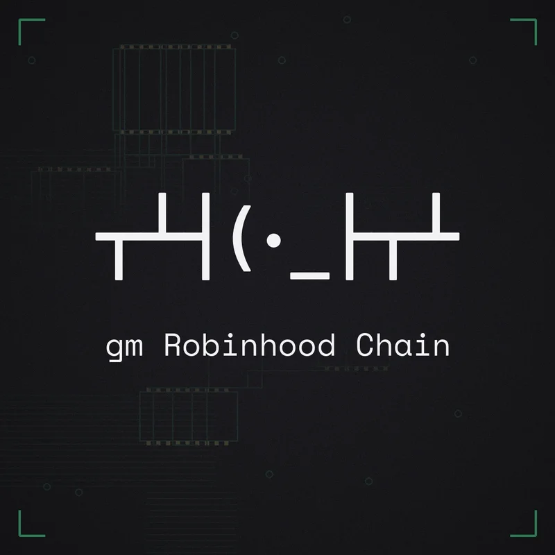 ┬┴┤(・_├┬┴ gm Robinhood Chain