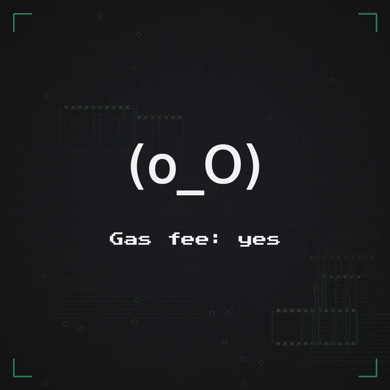 (o_O) Gas fee: yes