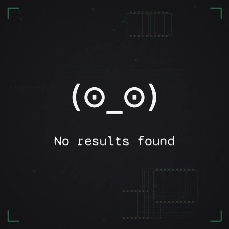(⊙_⊙) No results found