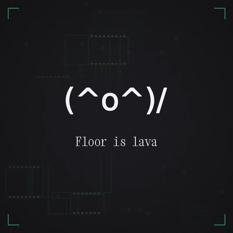 (^o^)/ Floor is lava