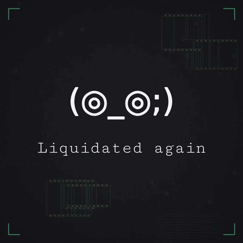 (◎_◎;) Liquidated again