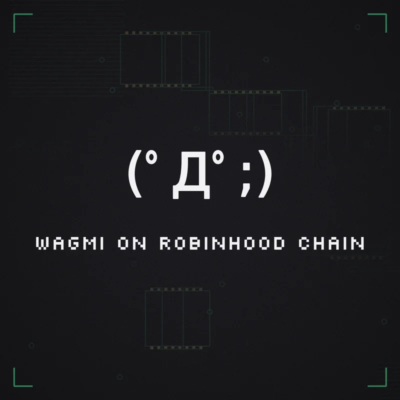 (゜Д゜;) Wagmi on Robinhood Chain