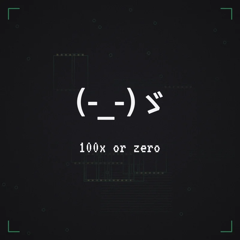 (-_-)ゞ 100x or zero