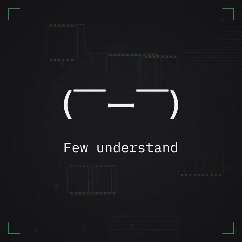 ( ̄ー ̄) Few understand