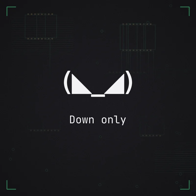 (◣_◢) Down only