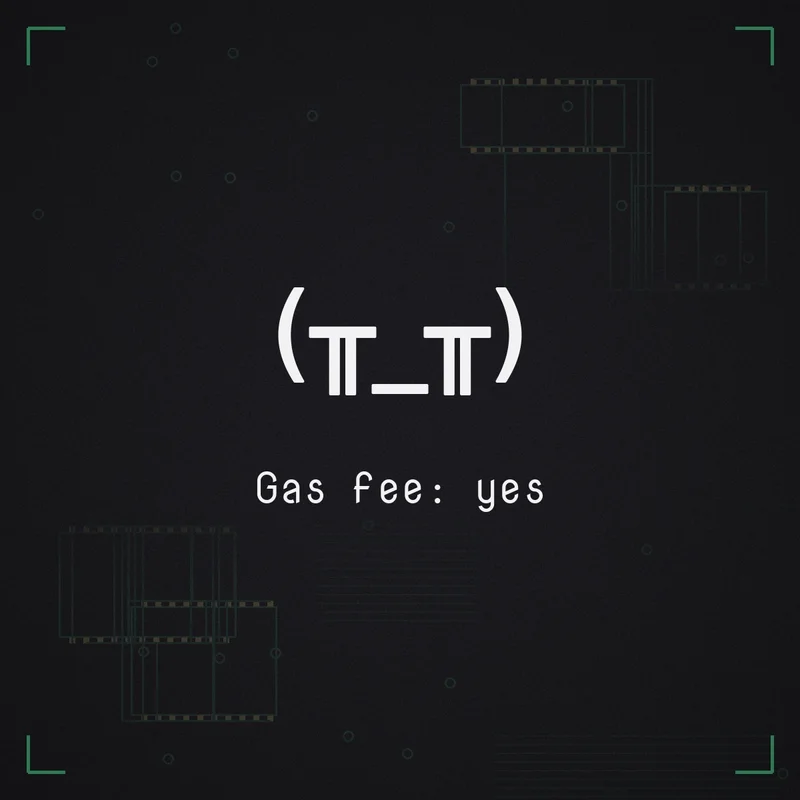 (╥_╥) Gas fee: yes