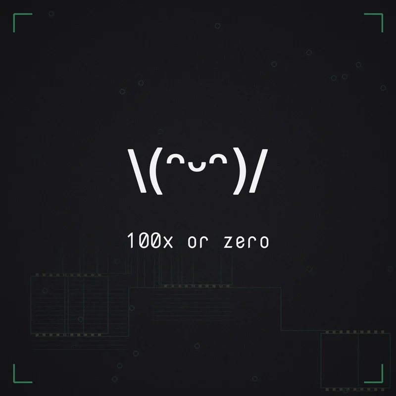 \(ᵔᵕᵔ)/ 100x or zero