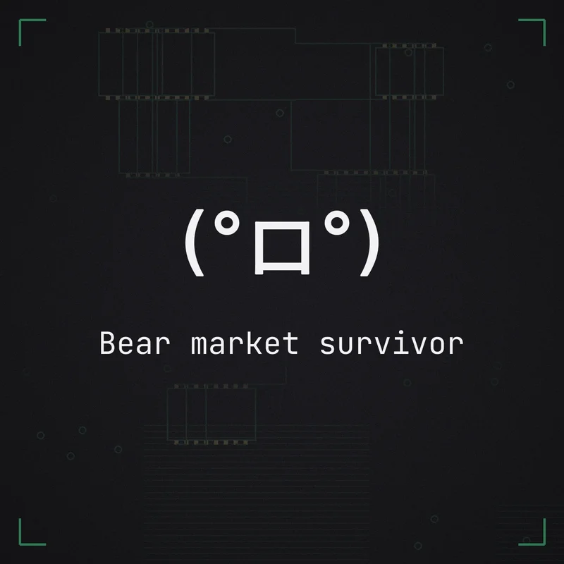 (°ロ°) Bear market survivor