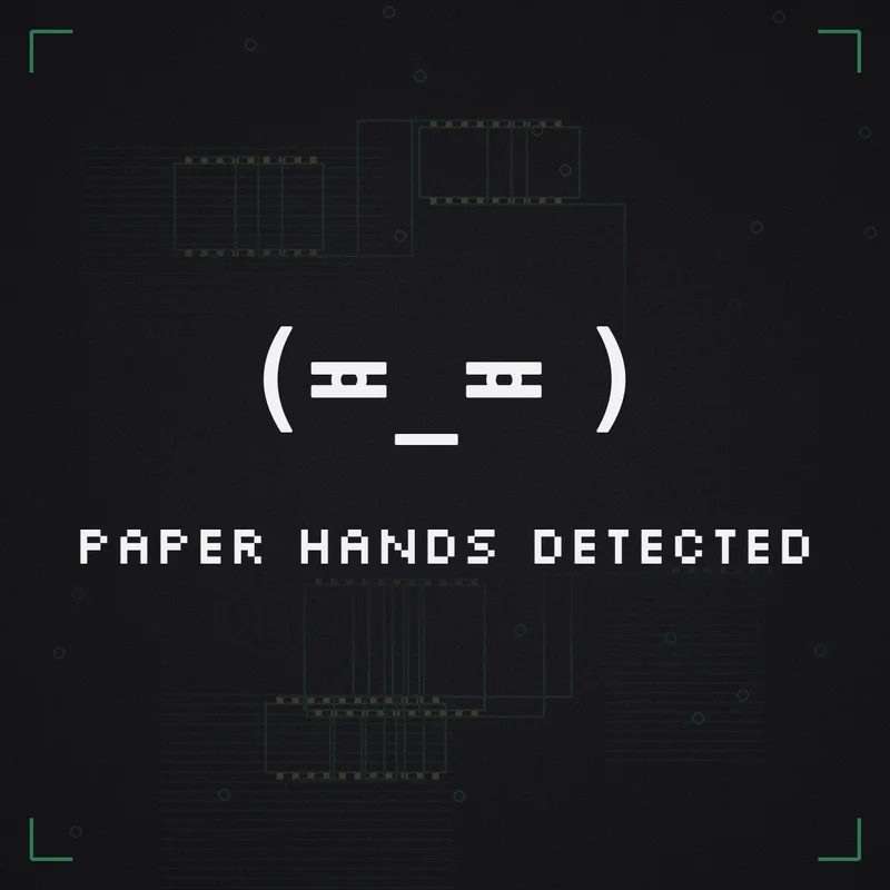 (≖_≖ ) Paper hands detected