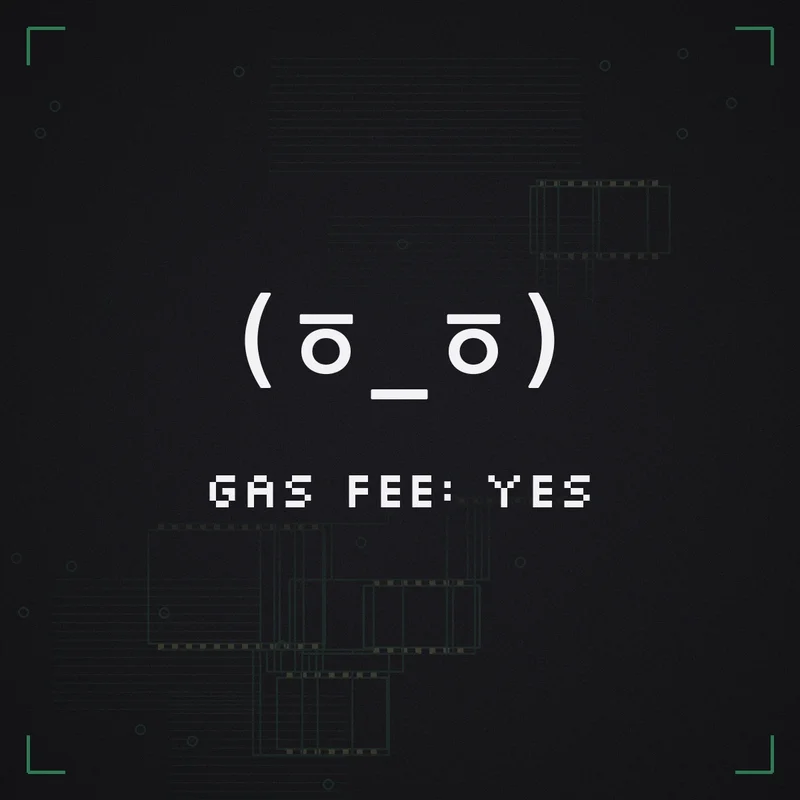 (ㆆ_ㆆ) Gas fee: yes