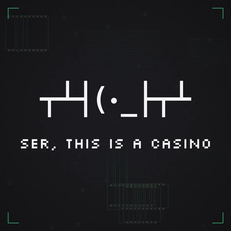 ┬┴┤(・_├┬┴ Ser, this is a casino