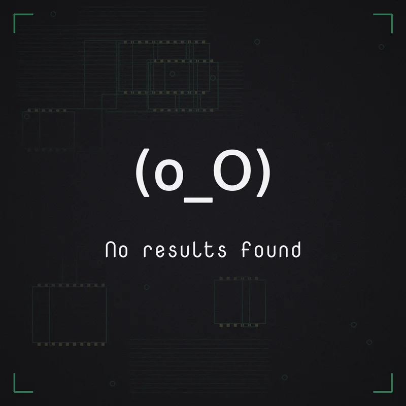 (o_O) No results found