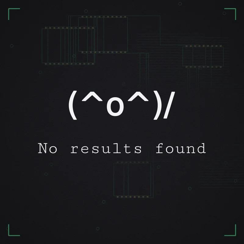 (^o^)/ No results found