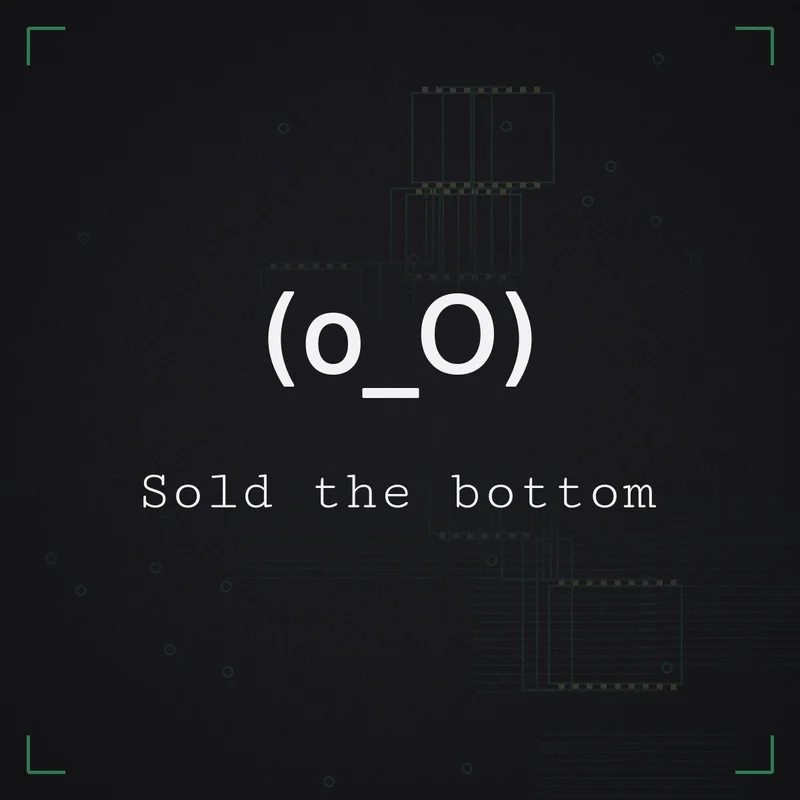 (o_O) Sold the bottom