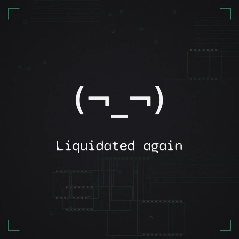 (¬_¬) Liquidated again