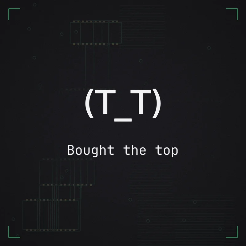 (T_T) Bought the top