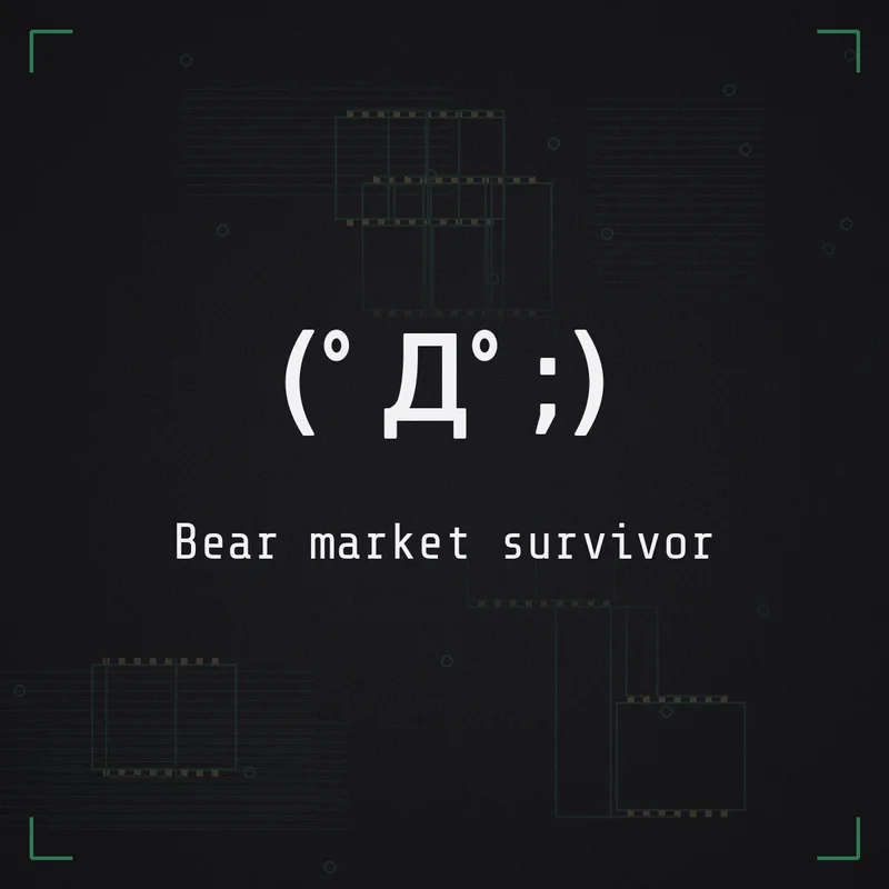 (゜Д゜;) Bear market survivor