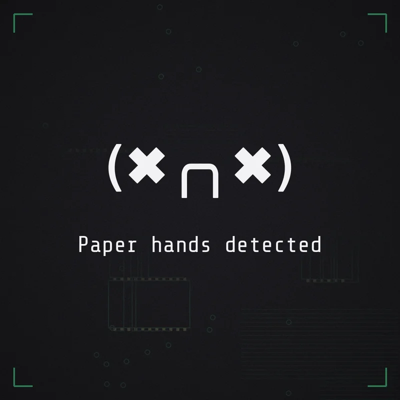 (✖╭╮✖) Paper hands detected