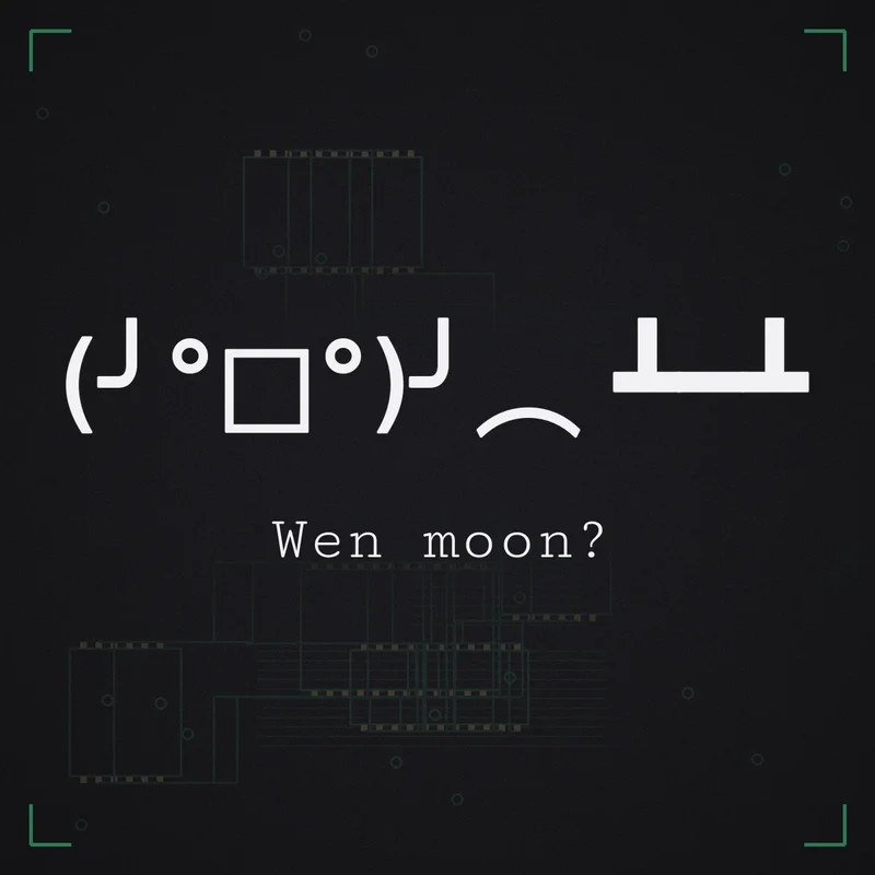 (╯°□°)╯︵ ┻━┻ Wen moon?