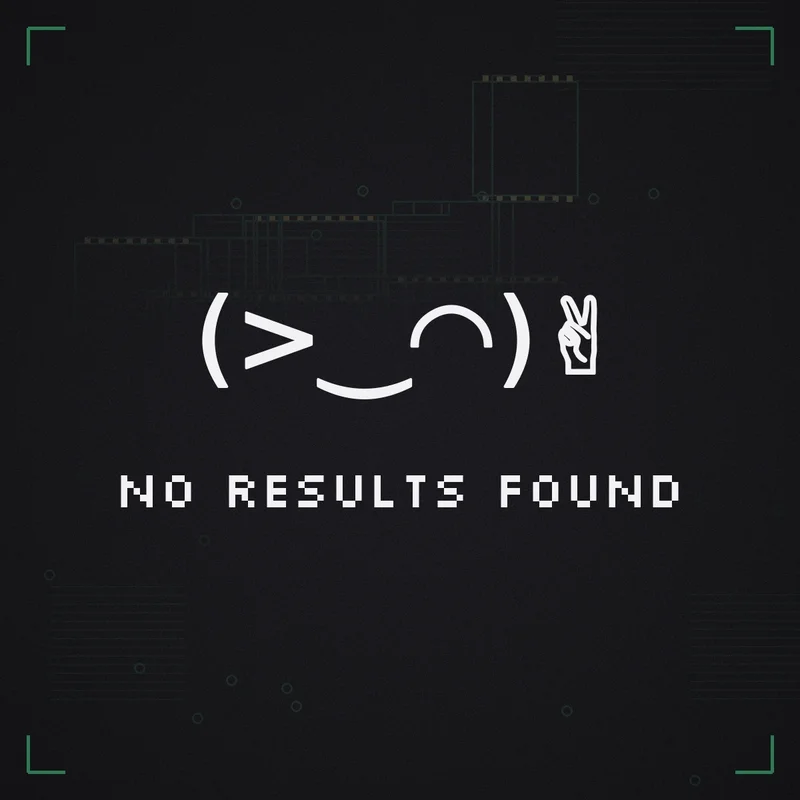 (>‿◠)✌ No results found