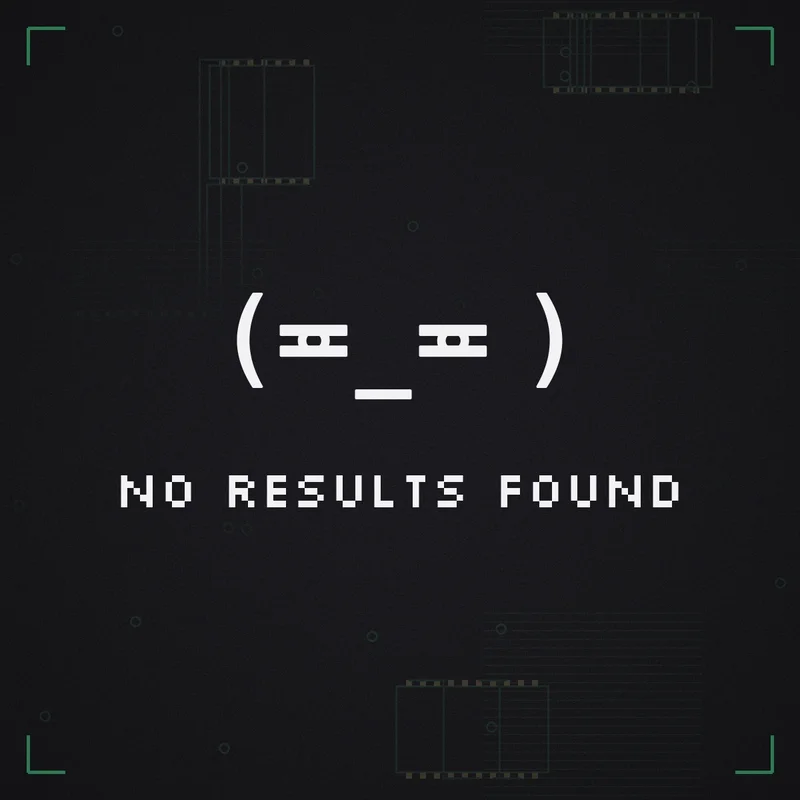 (≖_≖ ) No results found