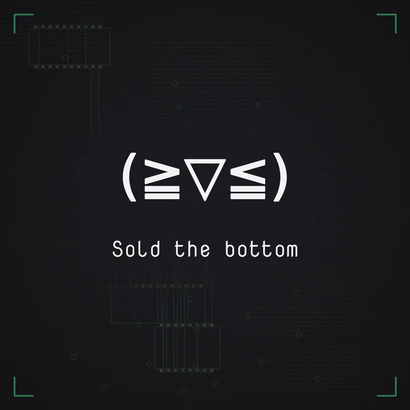 (≧▽≦) Sold the bottom
