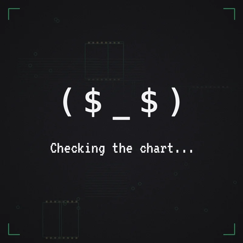 ( $ _ $ ) Checking the chart...