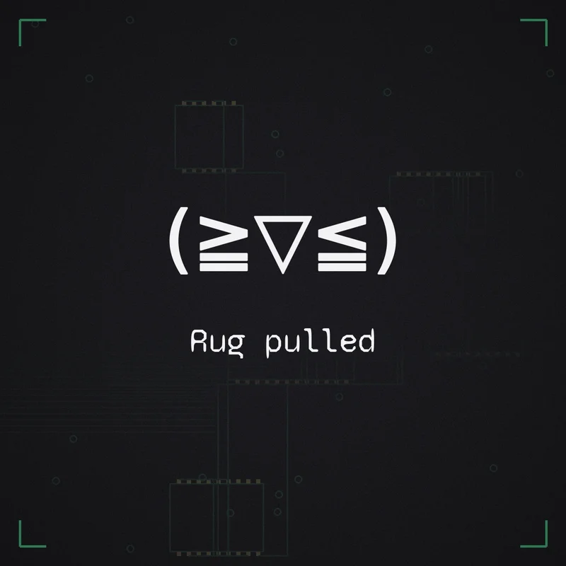 (≧▽≦) Rug pulled