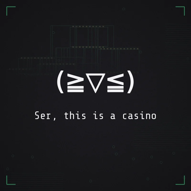 (≧▽≦) Ser, this is a casino