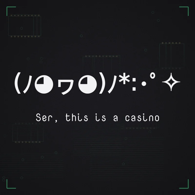 (ノ◕ヮ◕)ノ*:・゜✧ Ser, this is a casino