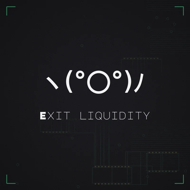 ヽ(°〇°)ノ Exit liquidity