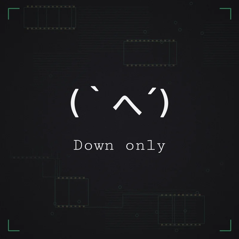 (`へ´) Down only
