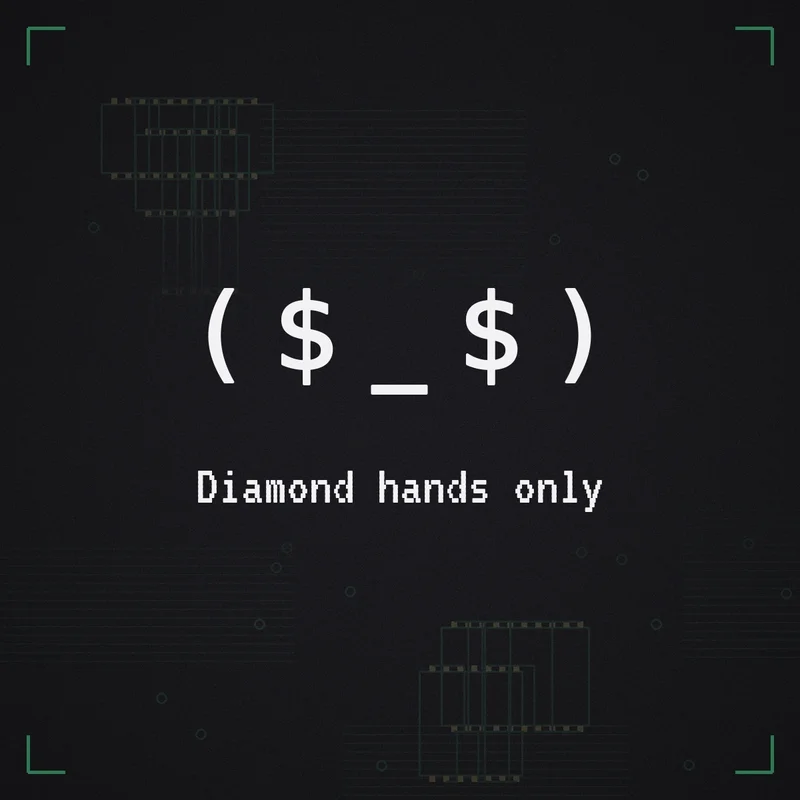 ( $ _ $ ) Diamond hands only