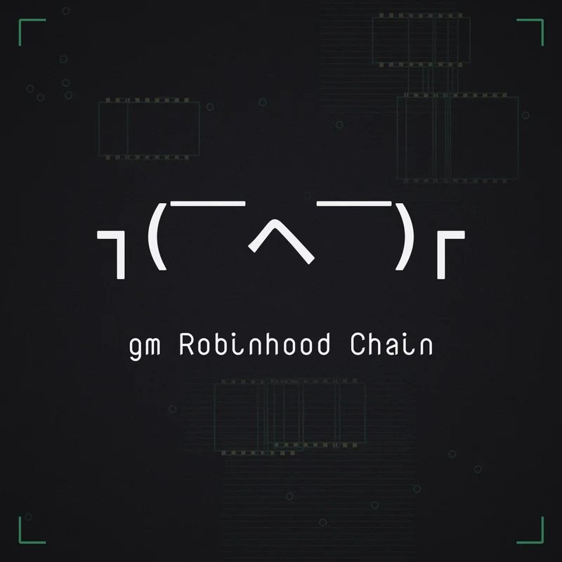 ┐( ̄ヘ ̄)┌ gm Robinhood Chain