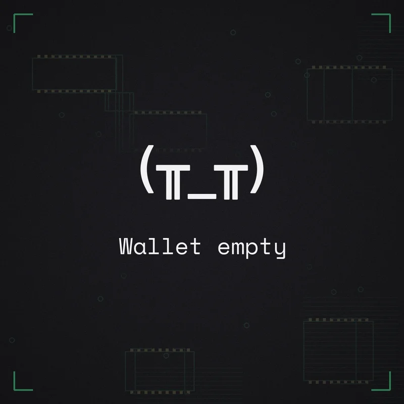 (╥_╥) Wallet empty