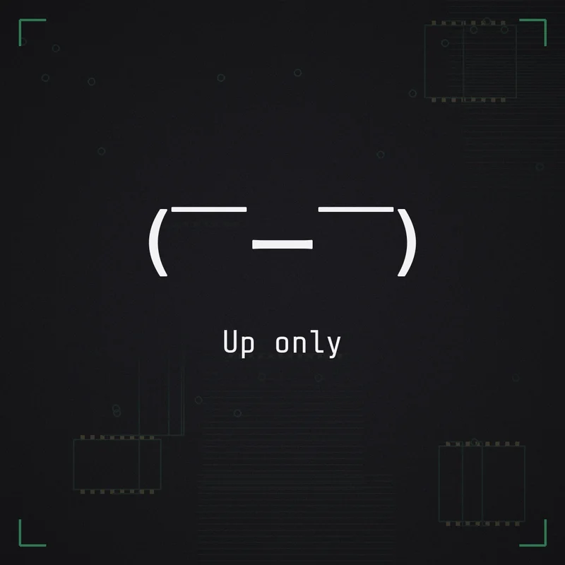 ( ̄ー ̄) Up only