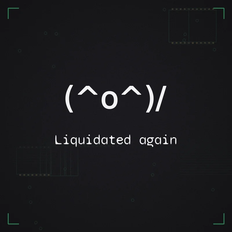 (^o^)/ Liquidated again