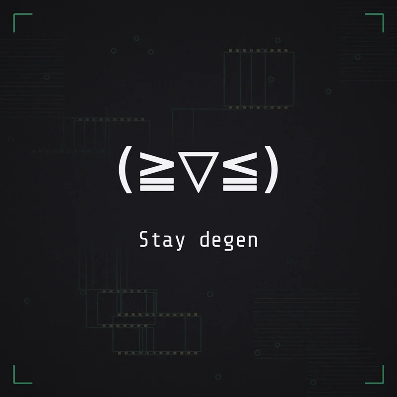 (≧▽≦) Stay degen