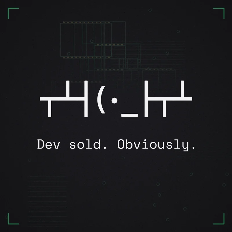 ┬┴┤(・_├┬┴ Dev sold. Obviously.